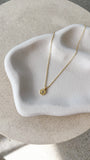 March Birthstone Necklace Aquamarine