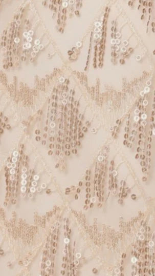 Lira Sequin Tee Gold