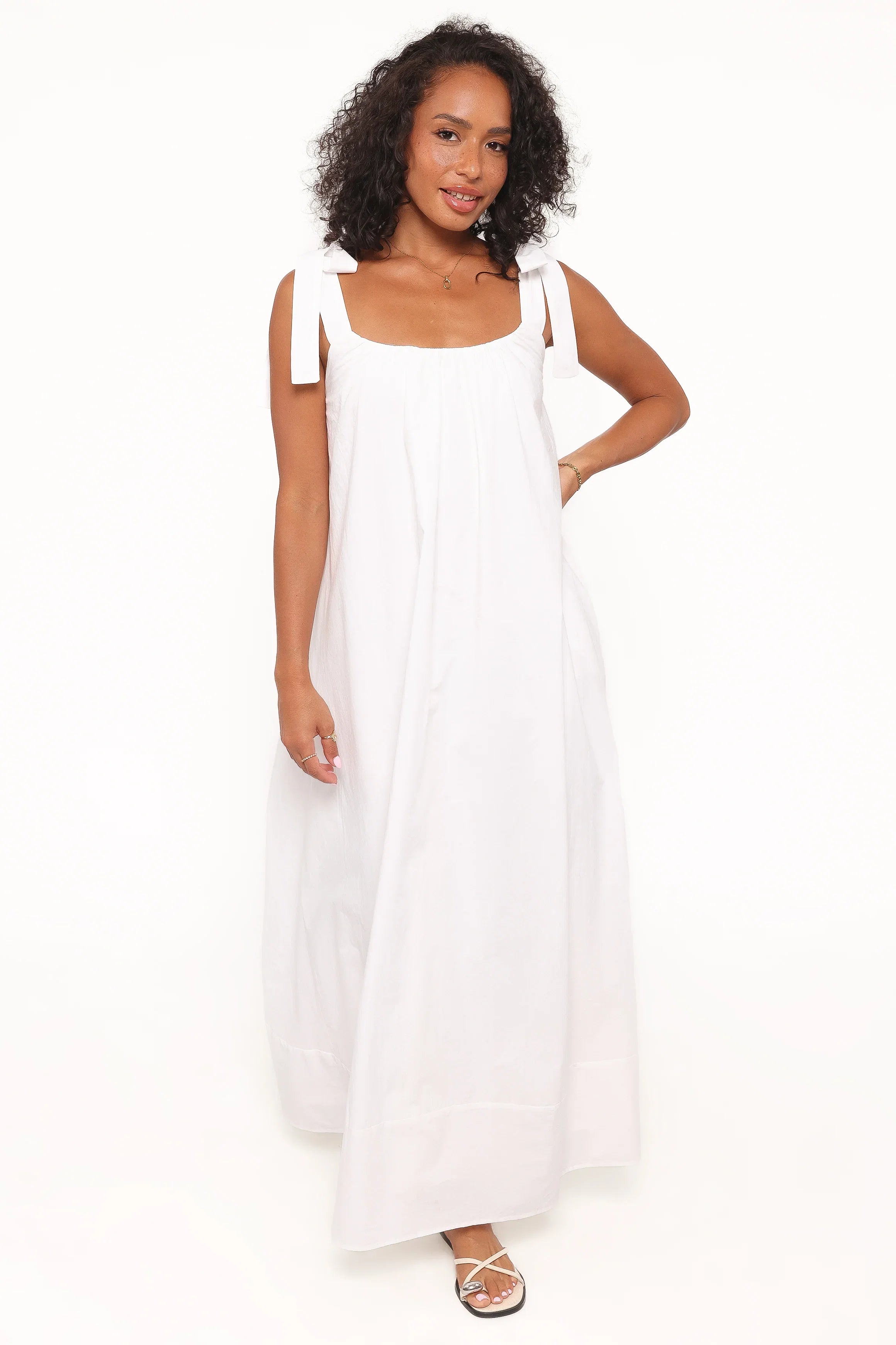 Amber Maxi Dress White