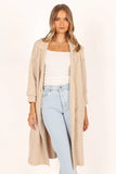 Ivy Button Front Coatigan Oatmeal