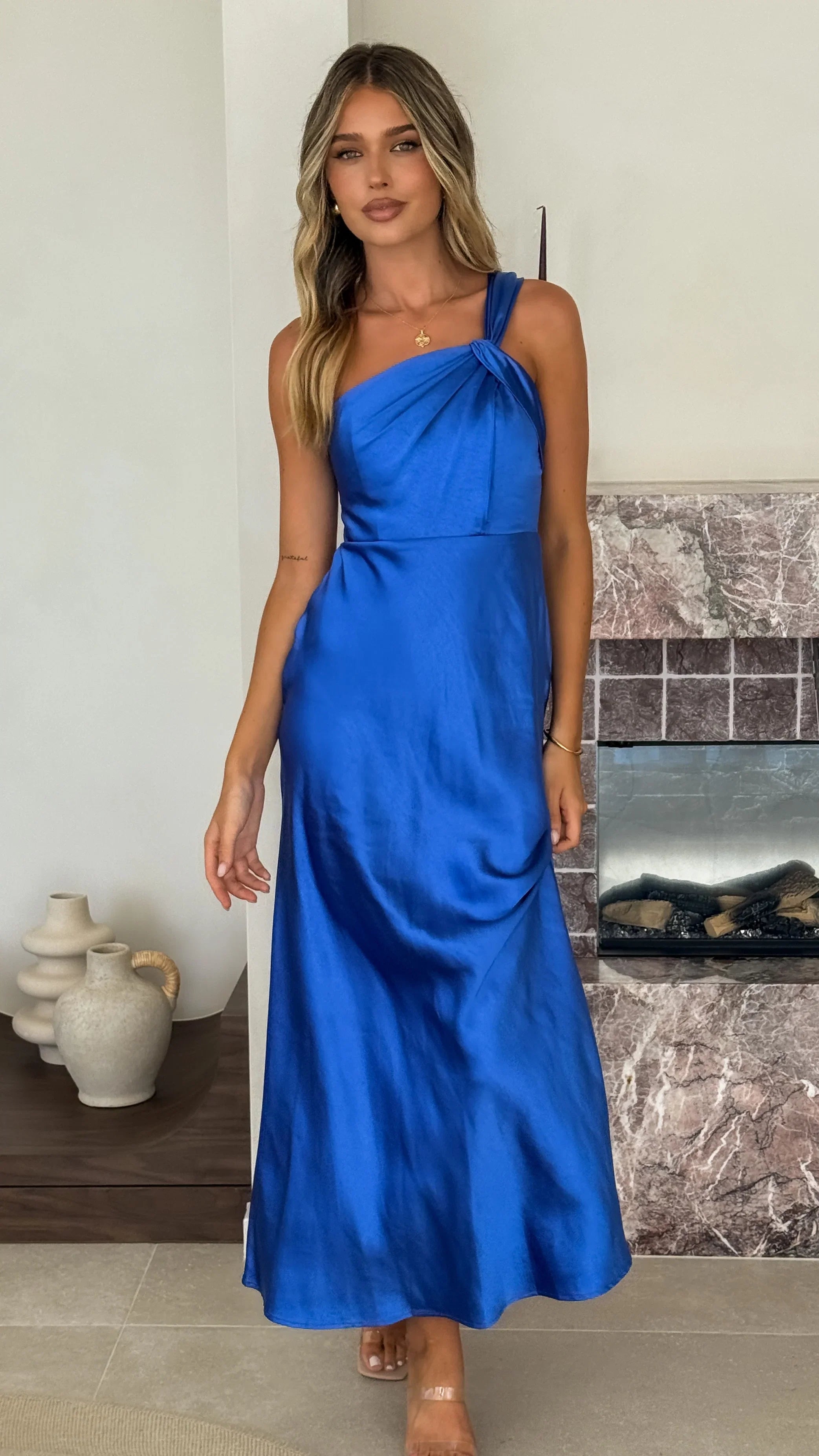 Leah Maxi Dress Royal Blue
