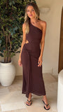 Kourt Maxi Dress Chocolate