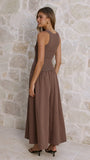 Arden Maxi Dress Chocolate