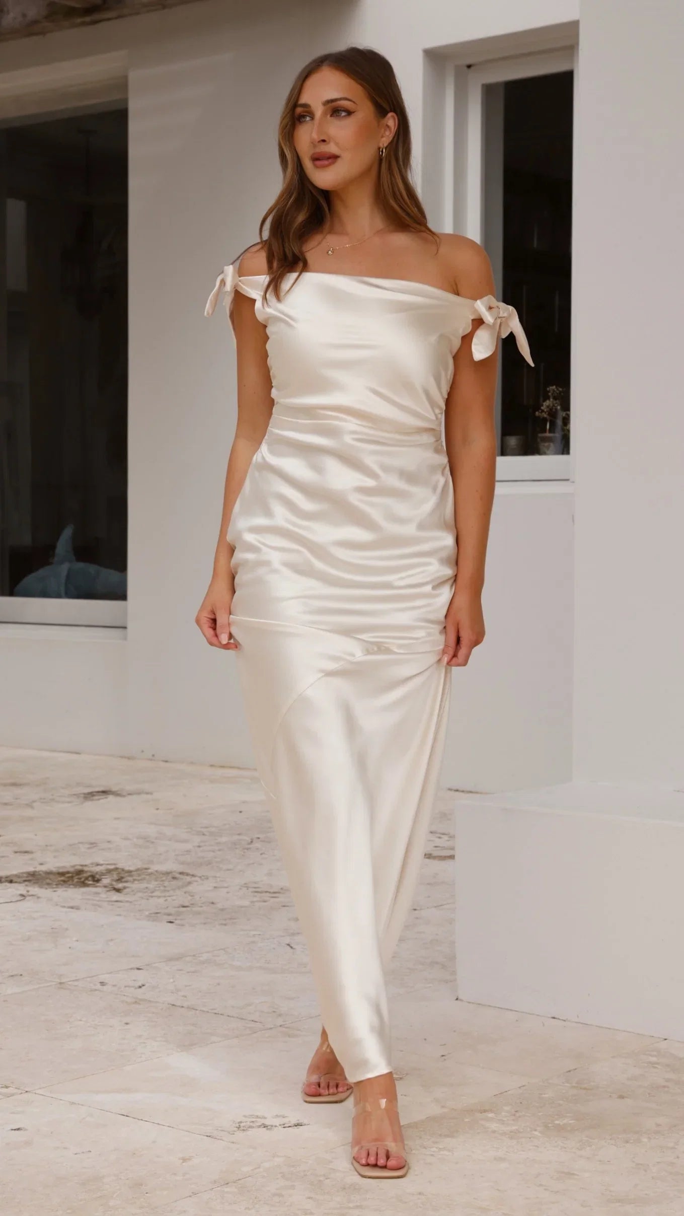 Frida Maxi Dress Champagne