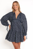 Brooklyn Mini Dress Blue Floral