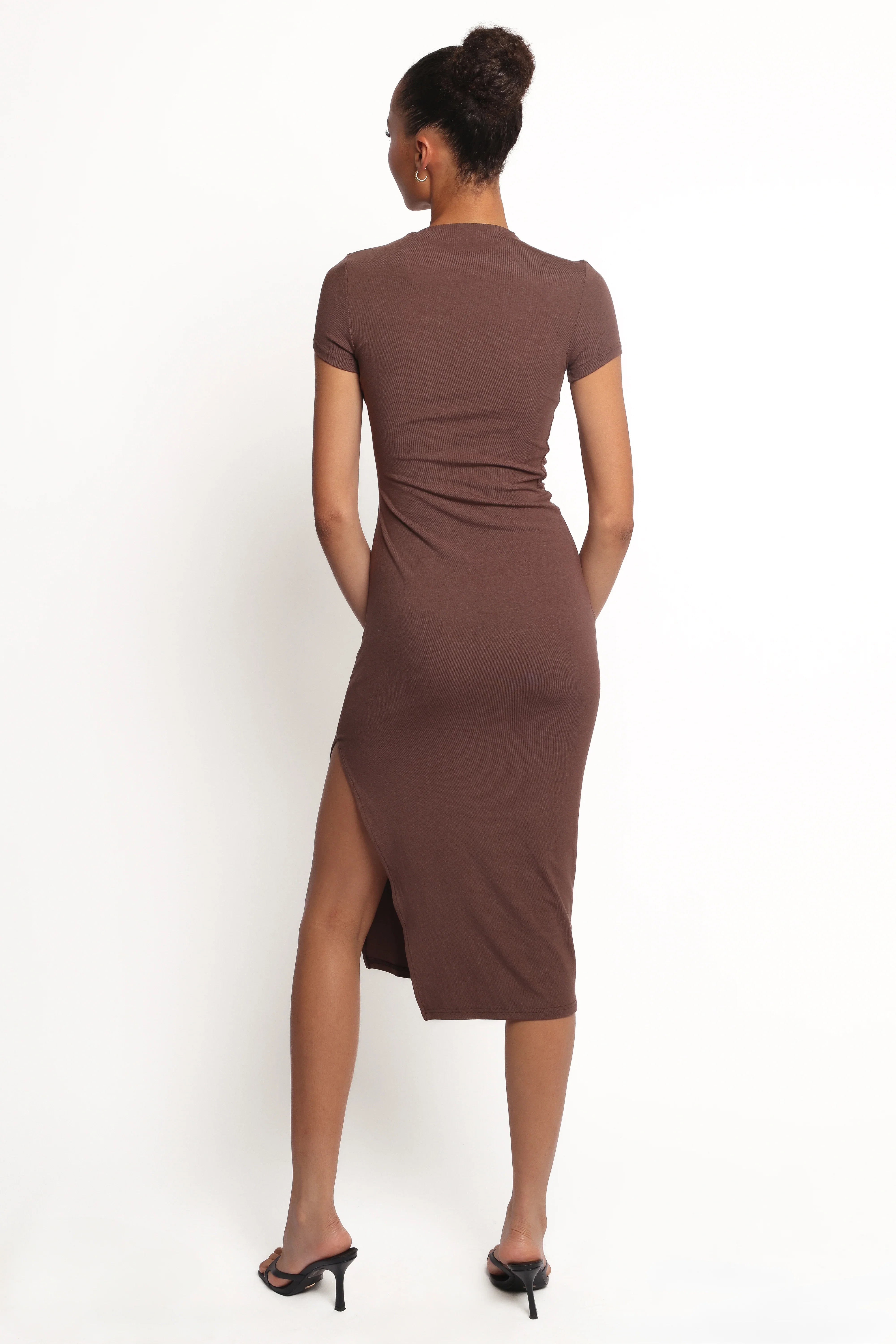 Lioren Midi Dress Brown
