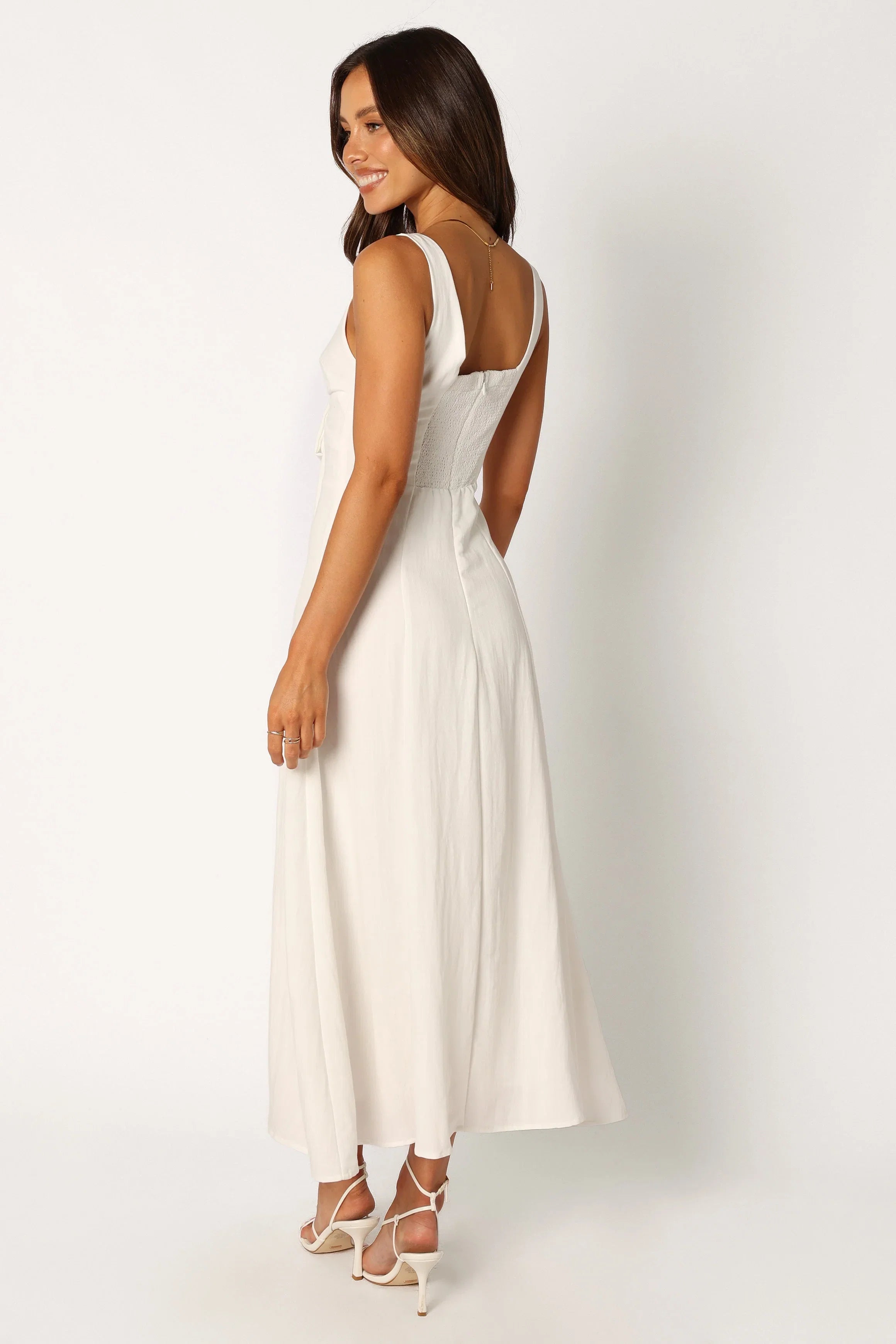 Archer Midi Dress White