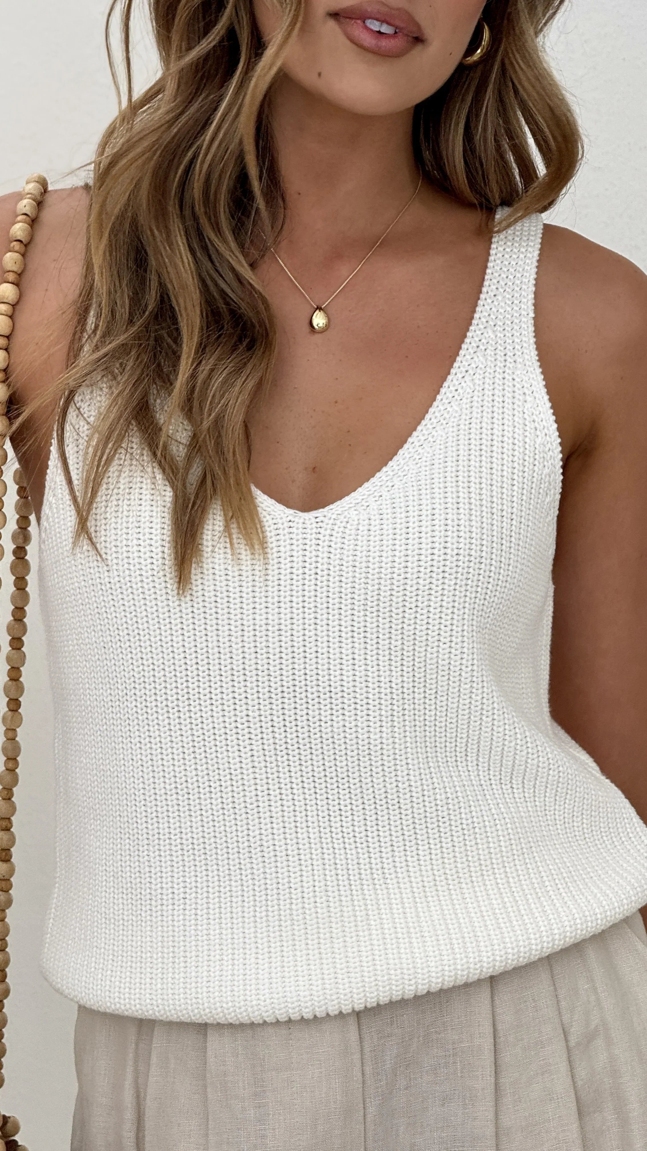Neelia Top White