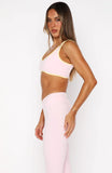 Ill Prove It Sports Crop Ballet Pink Honey