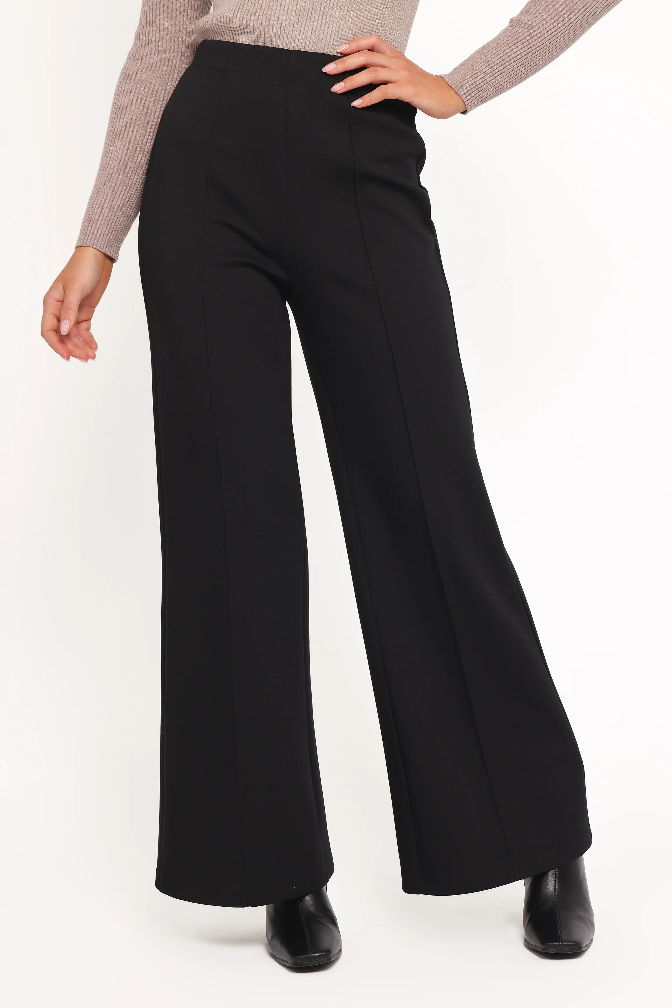 Jade Wide Leg Pant Black