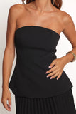 Liliana Strapless Top Black