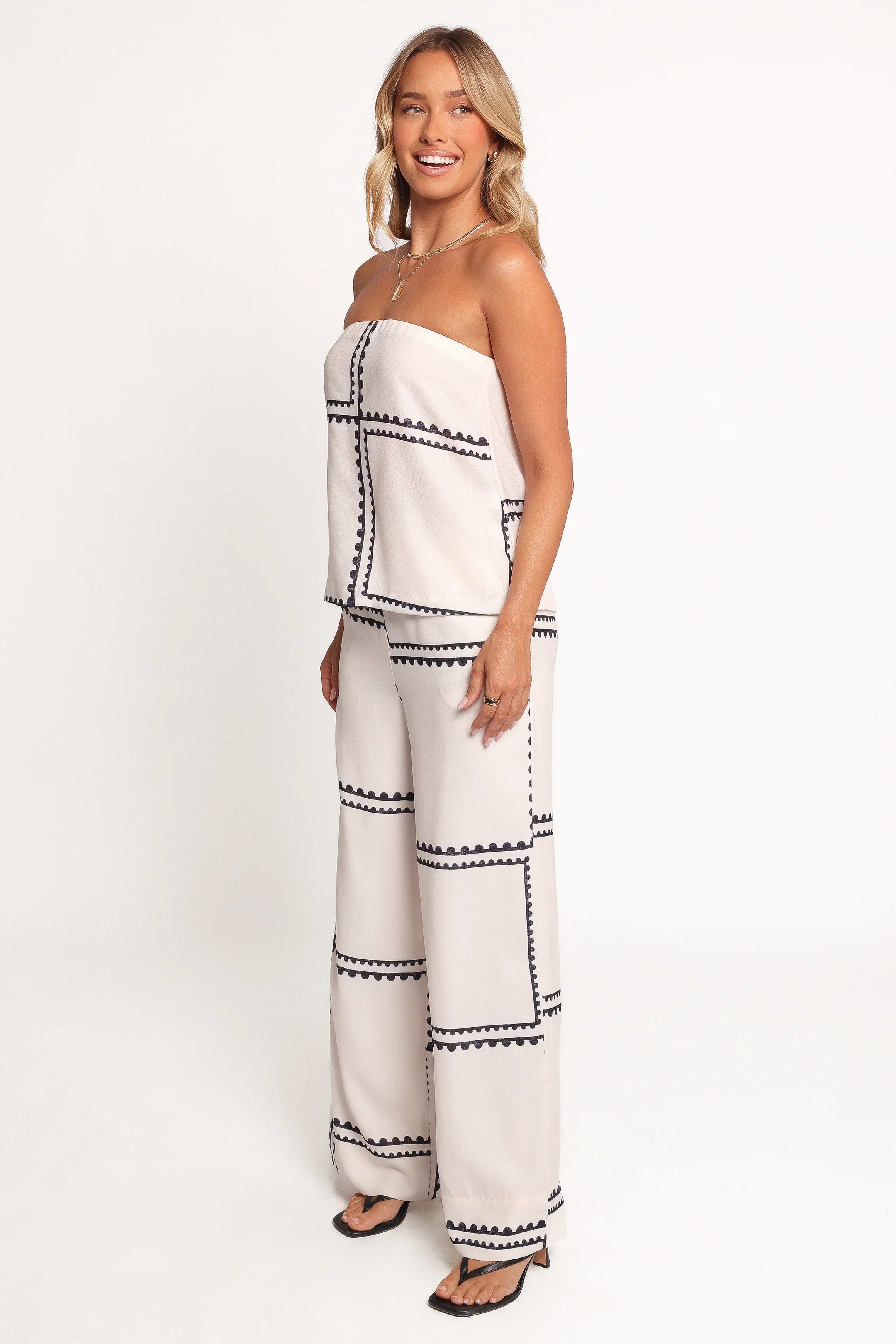 Ezra Pant Set White