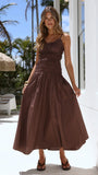 Vida Maxi Dress Brown