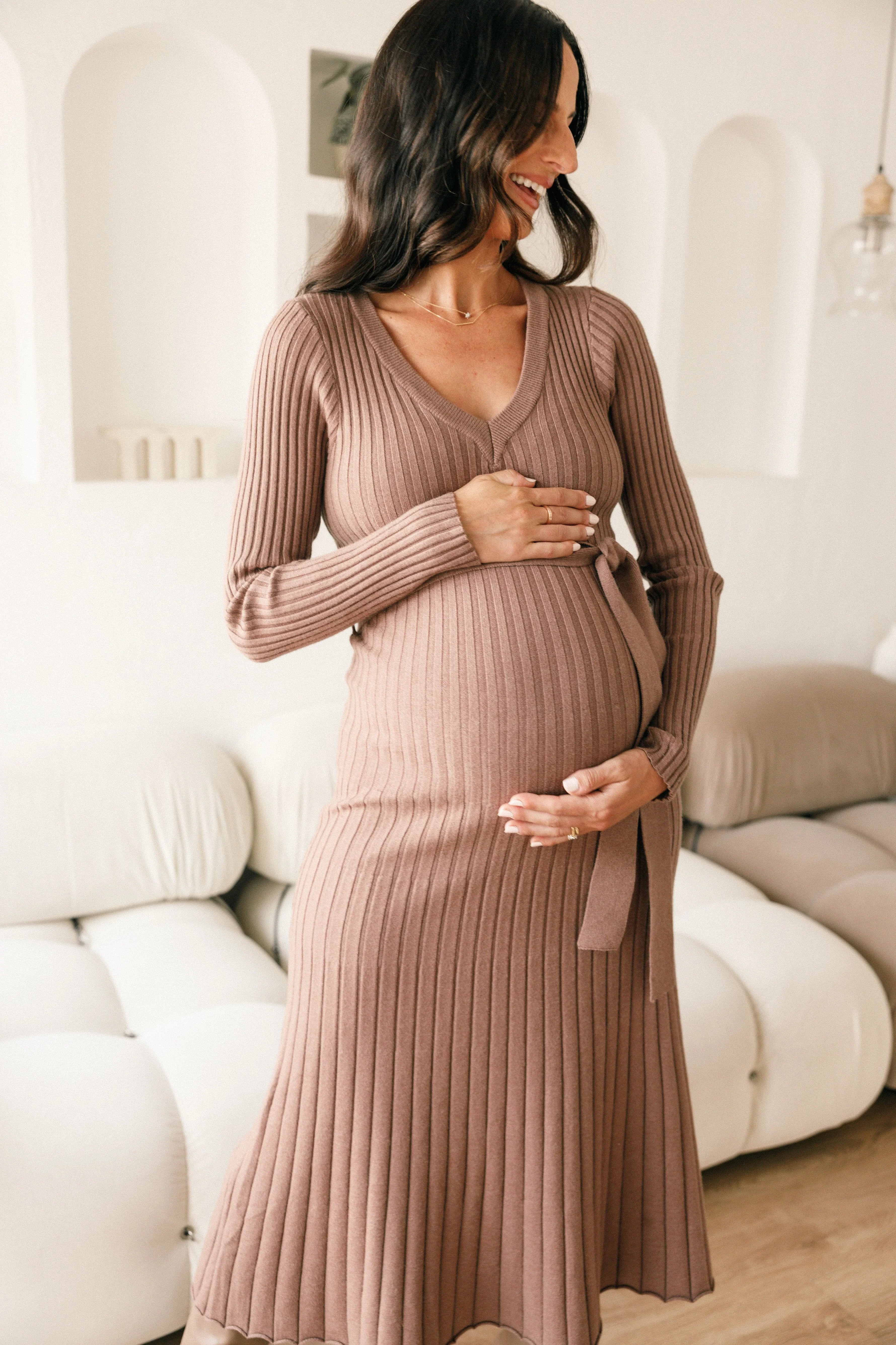 Reigan Dress Mocha