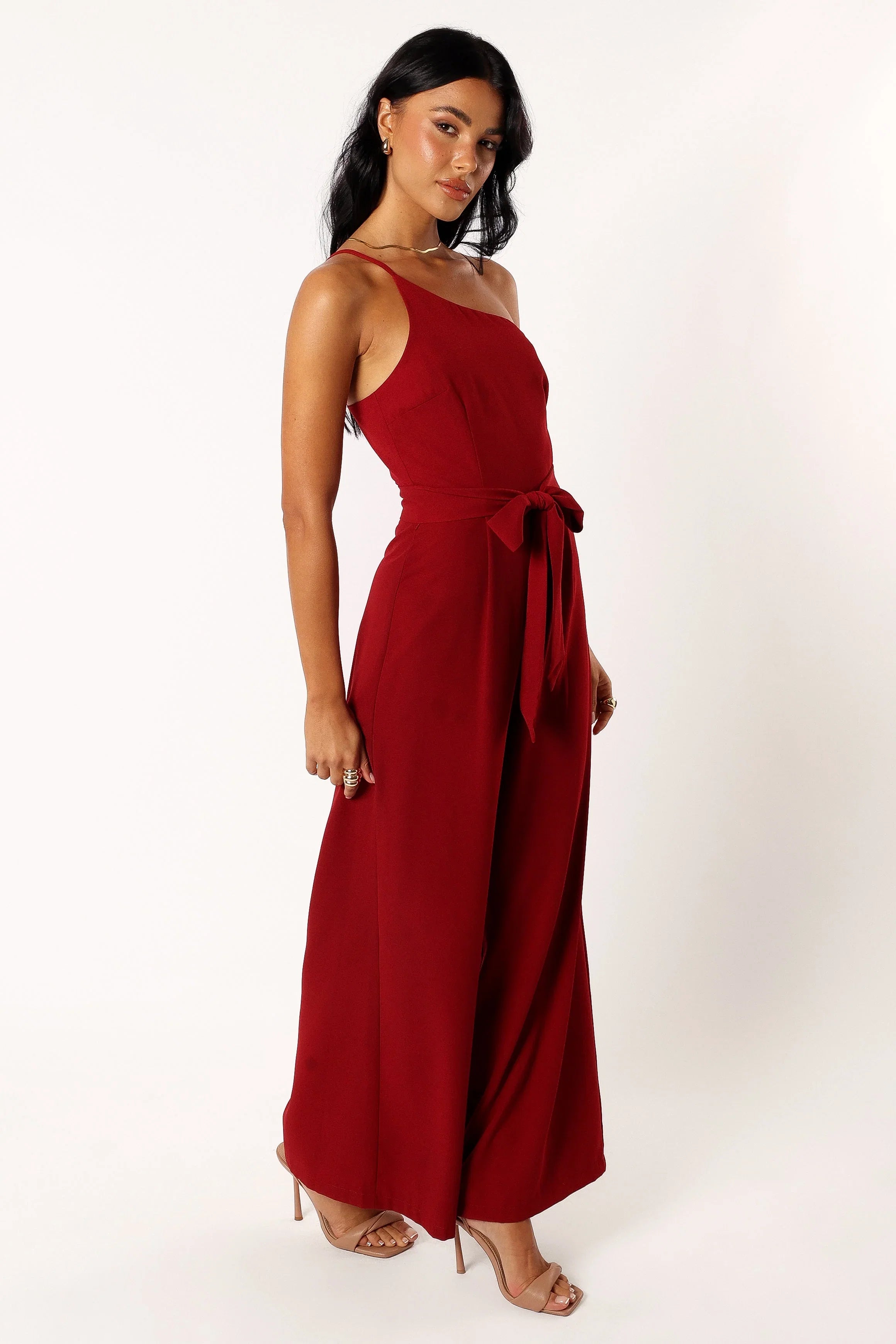 Leyton Jumpsuit Burgundy