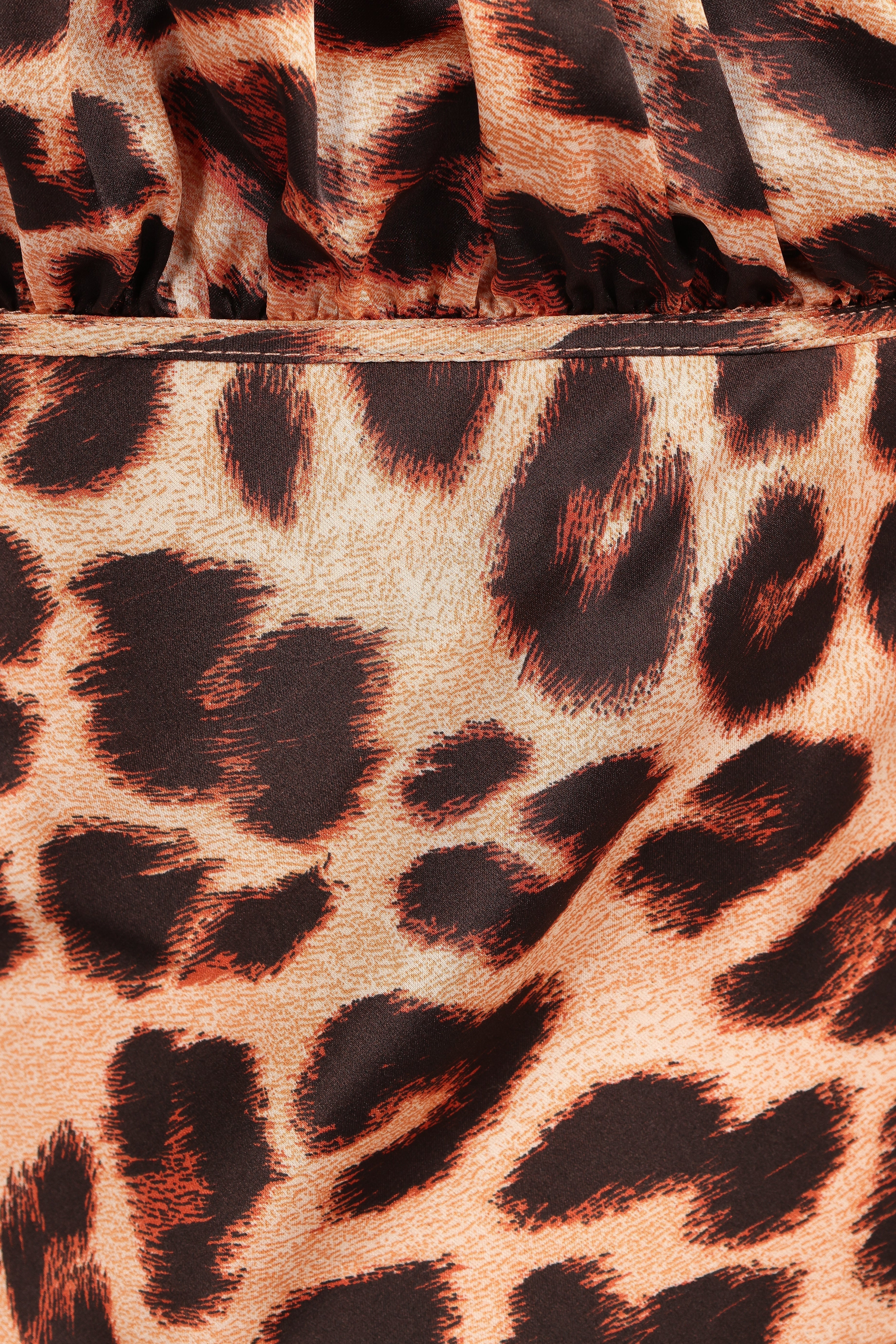Brynley Midi Dress Leopard