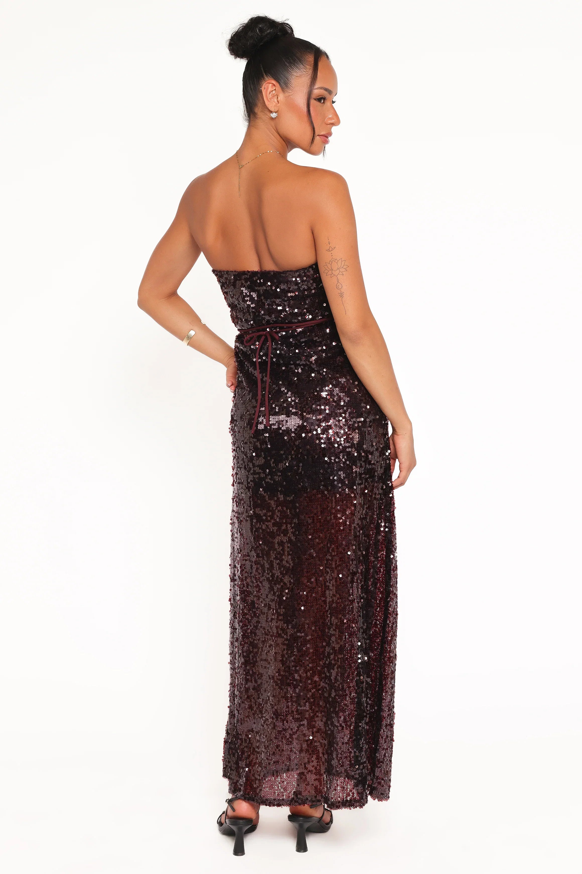 Liliane Maxi Dress Cherry Sequin