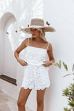 Violet Short Set White