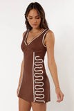 Alexa Mini Dress Chocolate