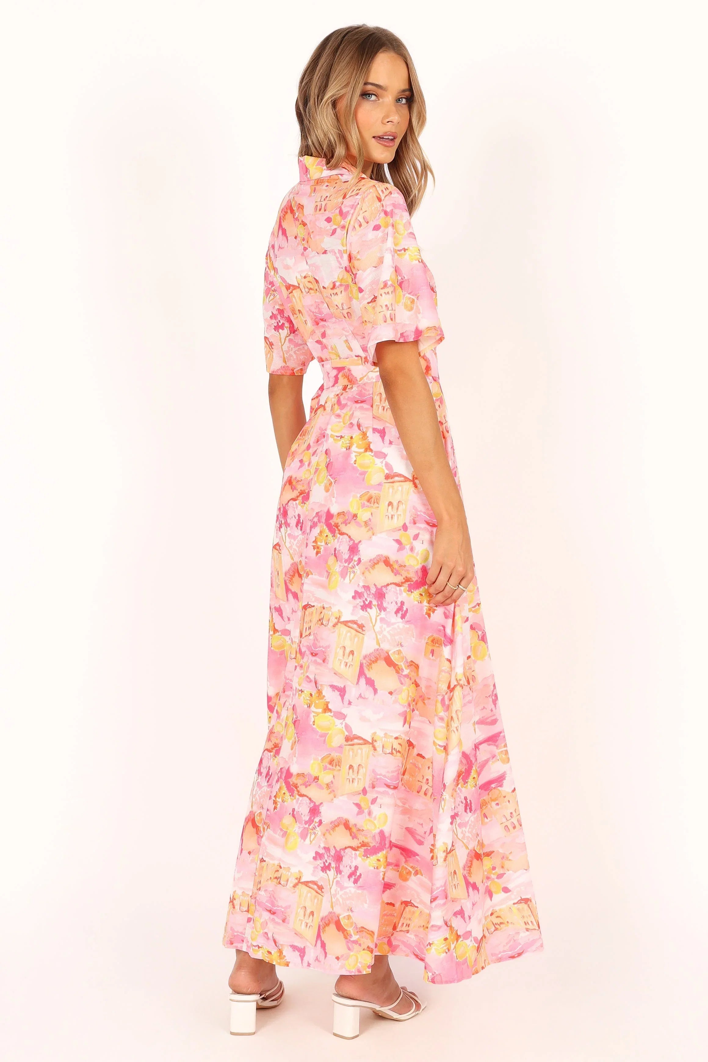 Arianna Maxi Dress Pink Scenic