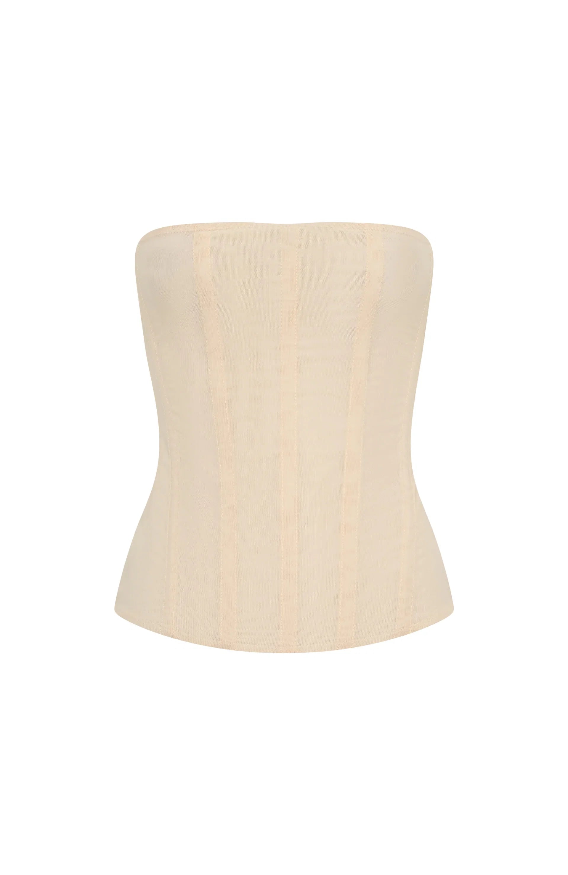 Tell Me A Secret Strapless Bustier Cream
