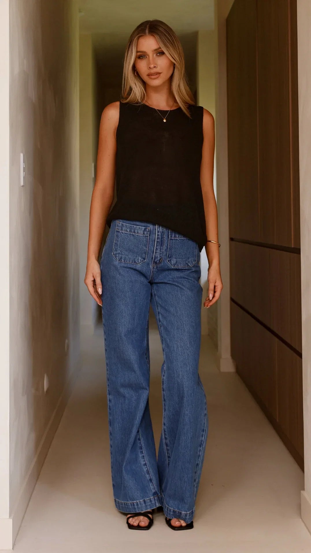 Fareeda Top Black