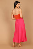 Rosetta Dress Fuchsia Orange