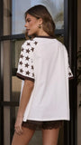 Ride Or Die Oversized T Shirt White Brown