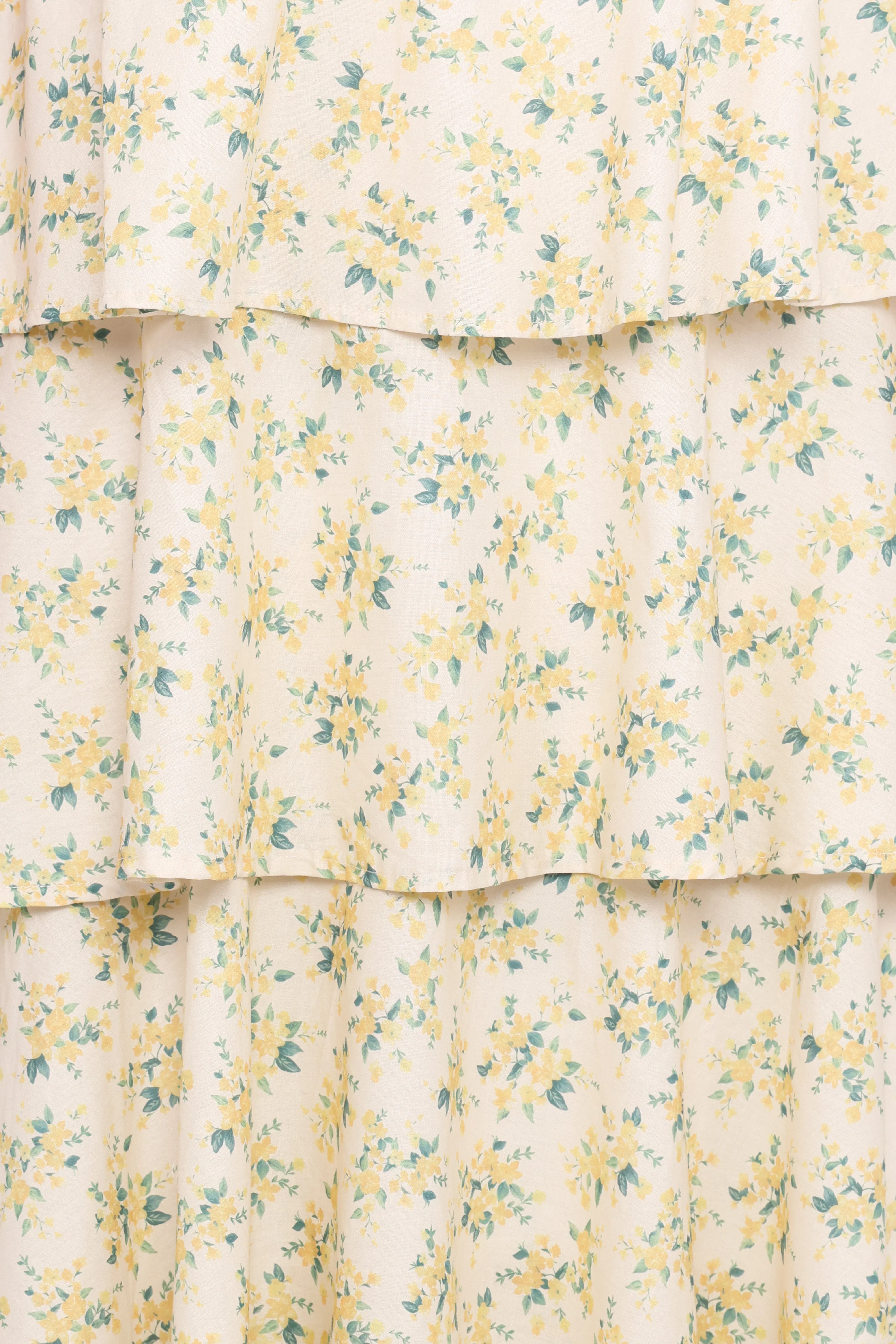 Darlia Halterneck Maxi Dress Yellow Floral