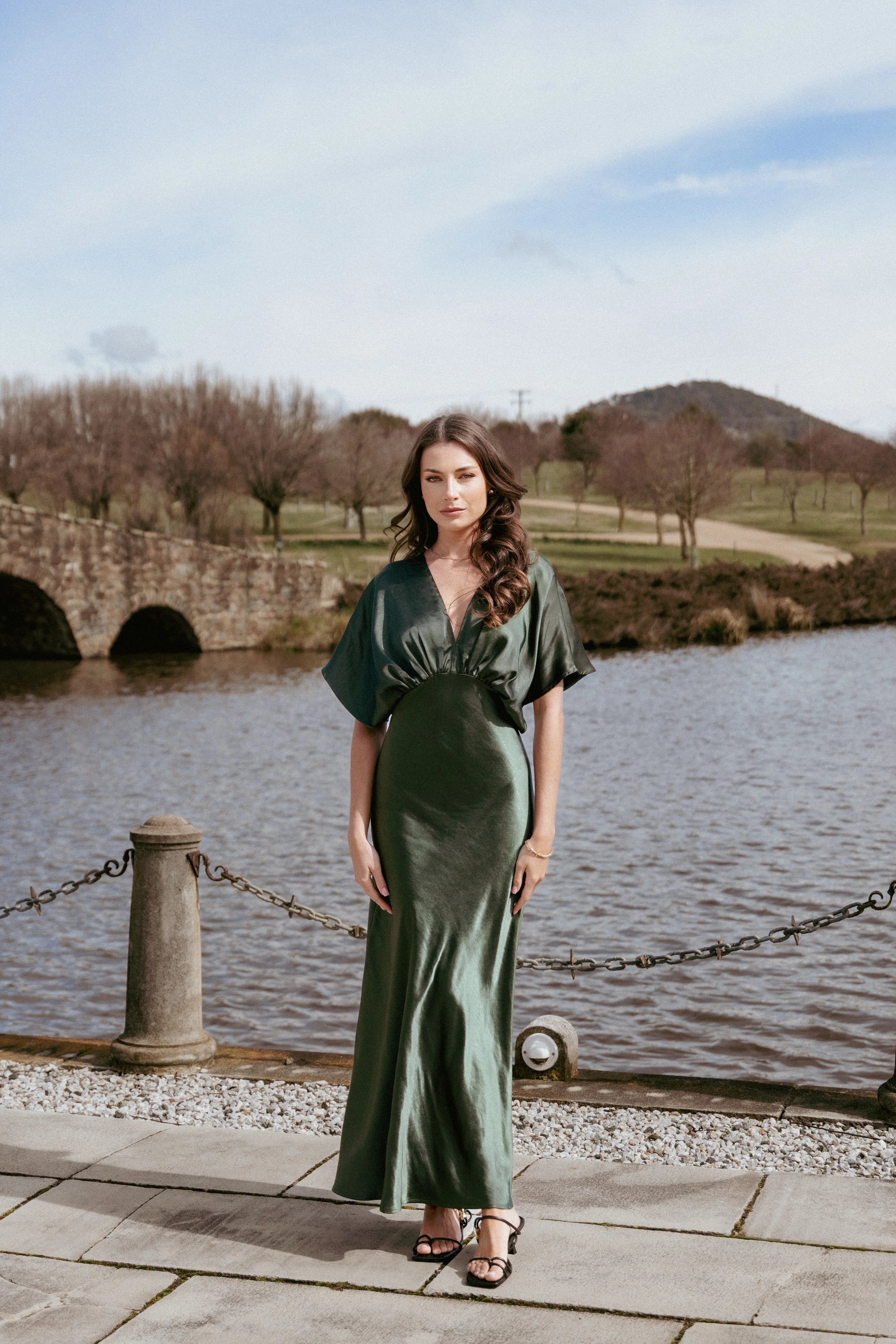 Ricki Maxi Dress Olive Green