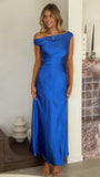 Auria Off Shoulder Maxi Dress Royal Blue