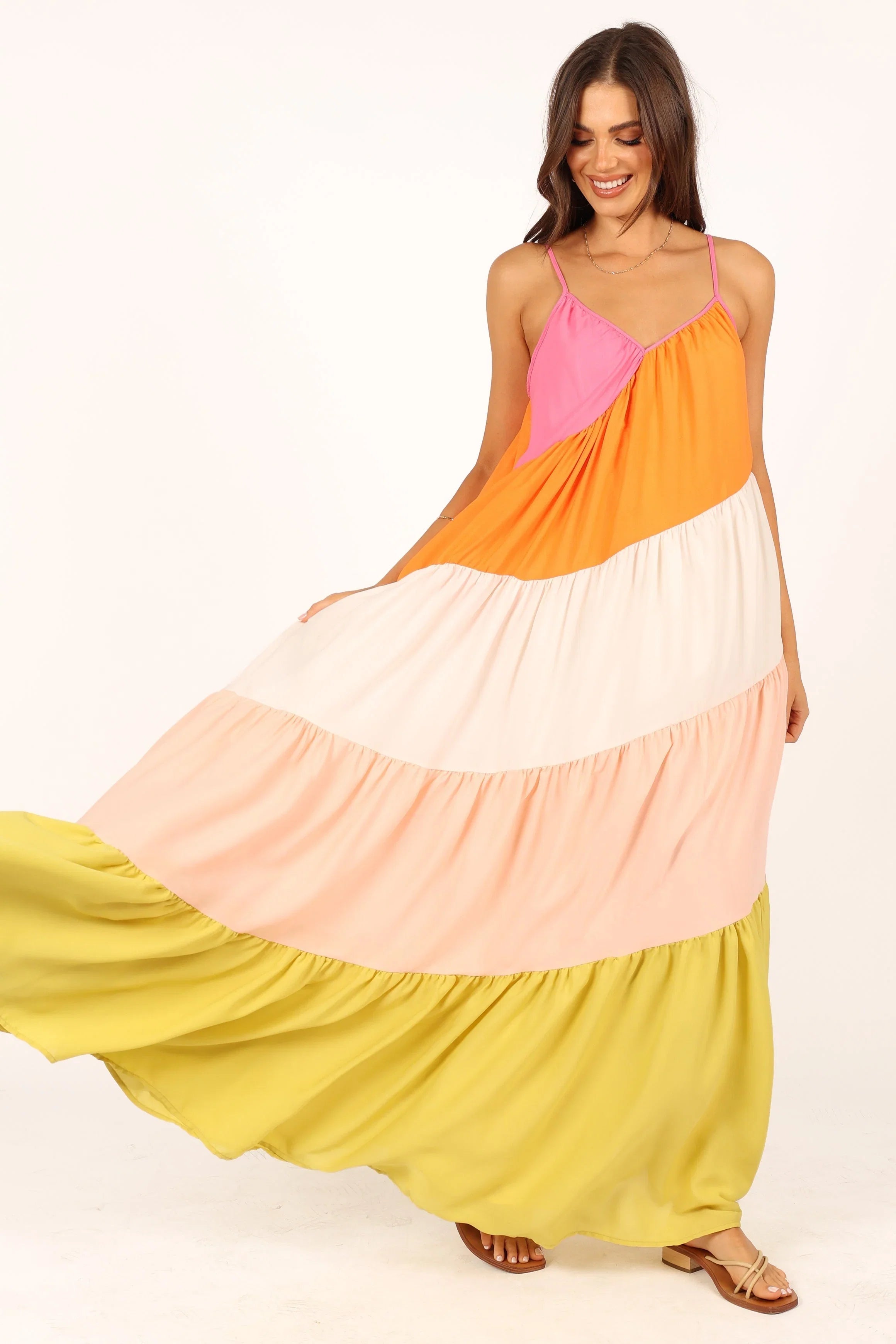 Tallulah Tiered Maxi Dress Multi