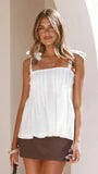 Eliza Top White