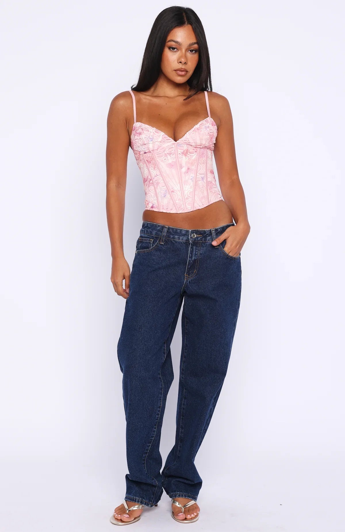 Resort Getaway Bustier Pink