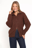 Miffy Zip Through Cardigan Chocolate