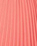 Liamara Pleated Halter Midi Dress