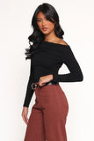 Cer Knit Top Black