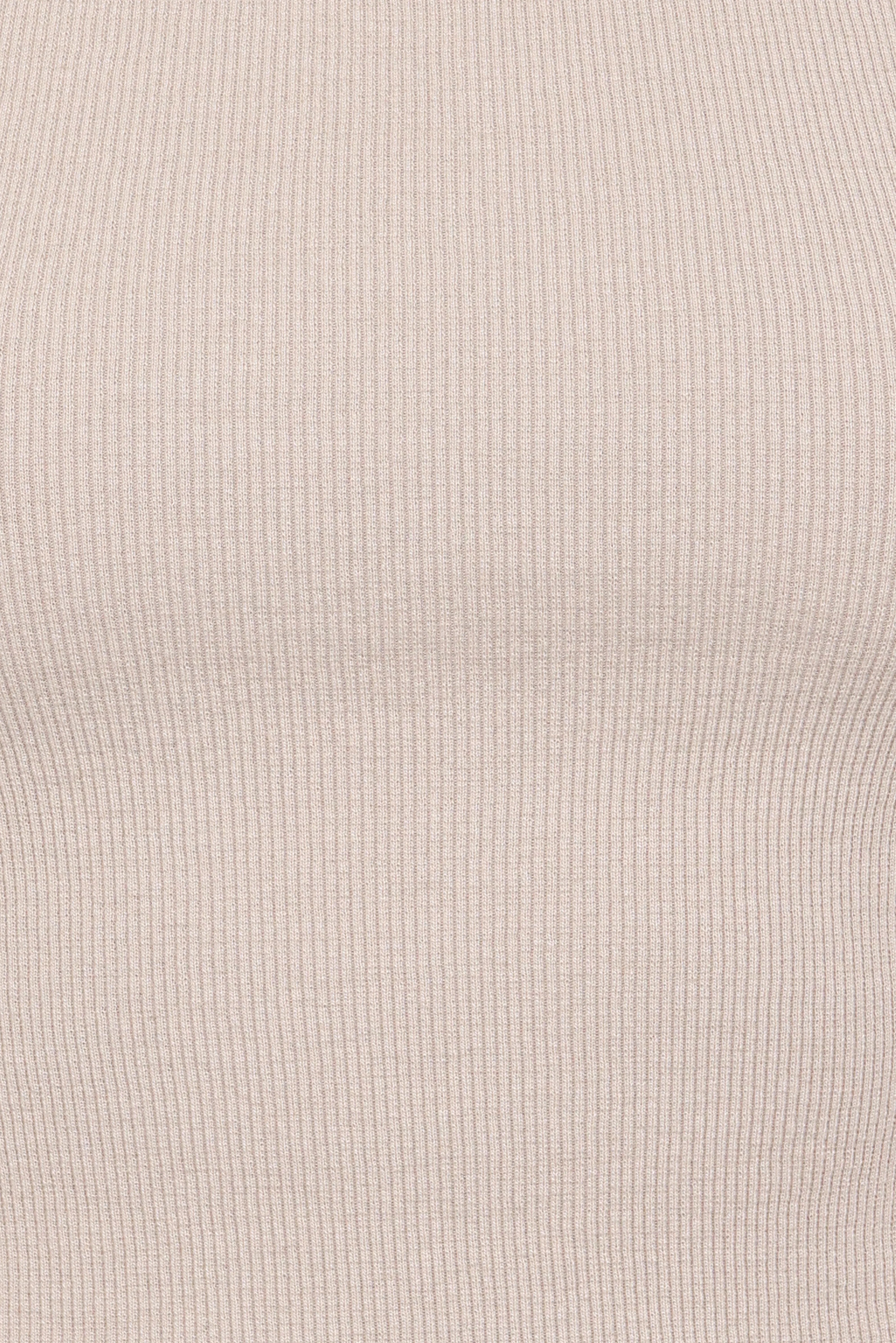 Ari Ribbed Tank Top Wheat