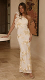 Darlee Maxi Dress Yellow Floral