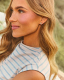 Colein X Micro Pave Stud Earrings