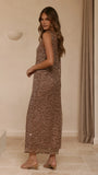 Matisse Sequins Maxi Dress Bronze