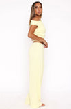 Turn Heads Fast Pants Lemon