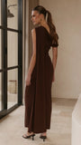 Delilah Maxi Dress Chocolate