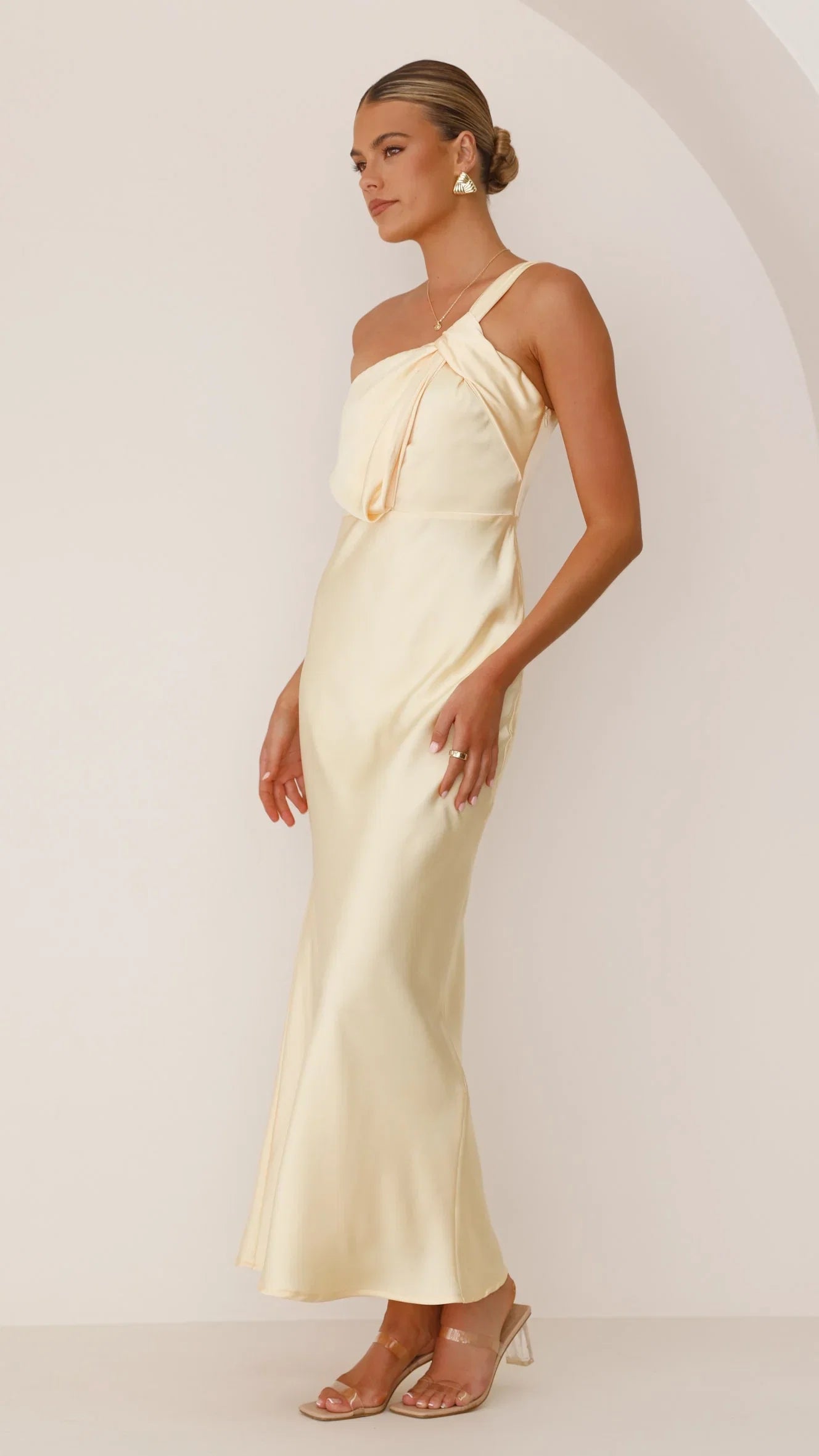 Greta Maxi Dress Lemon