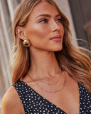 In Circles Chunky Doorknocker Earrings