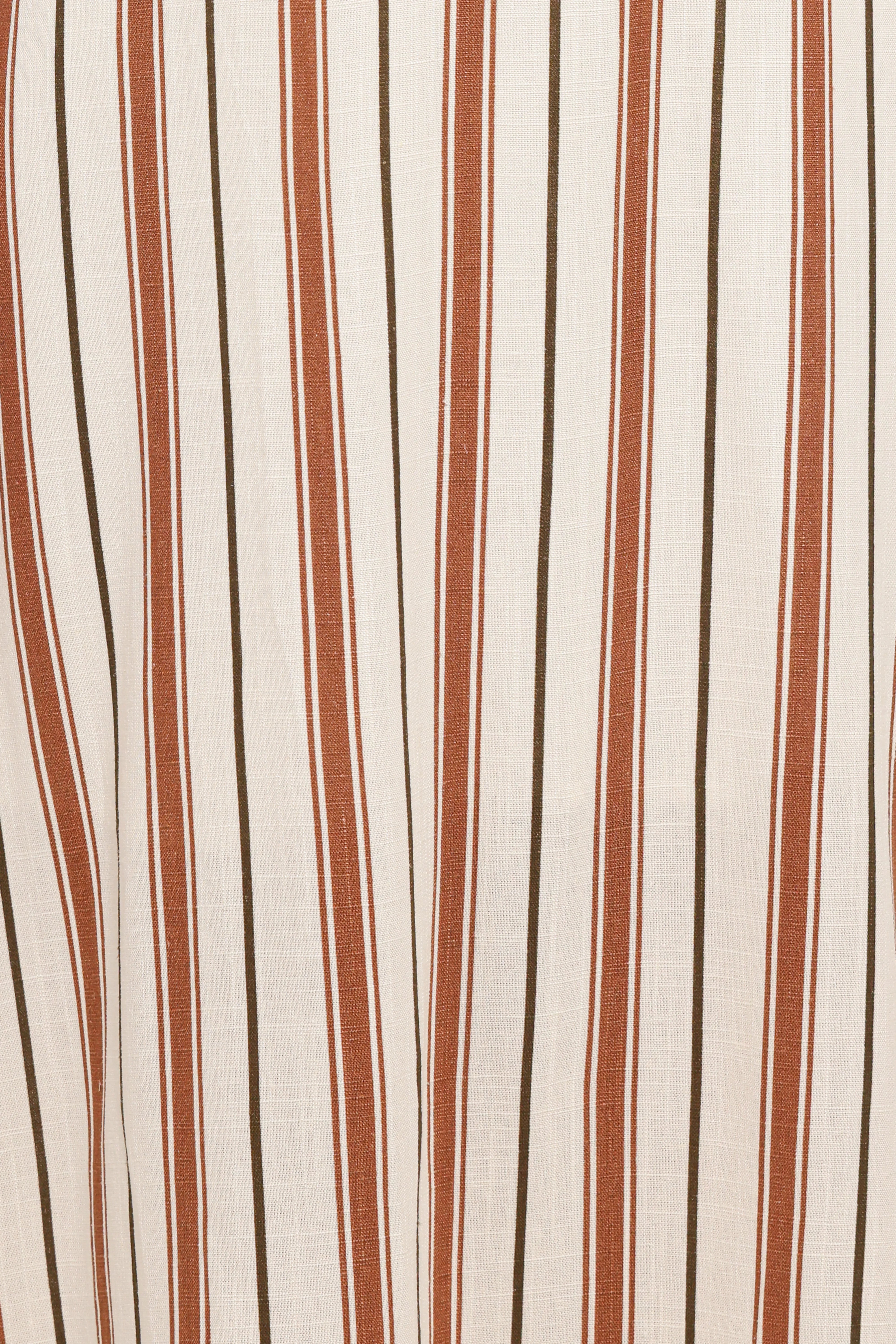 Katherine Midi Dress Brown Stripe