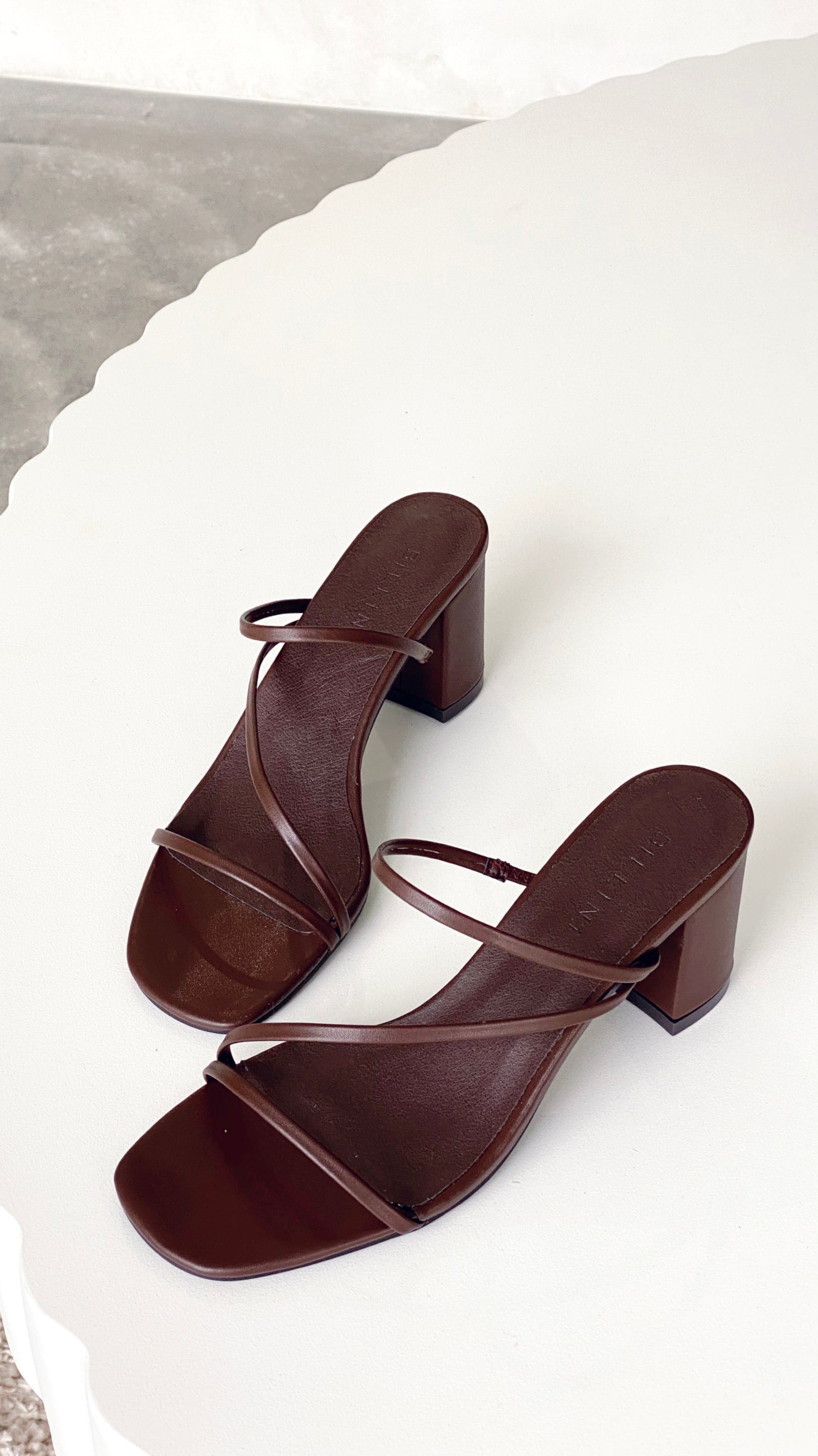 Yazmin Heel Chocolate