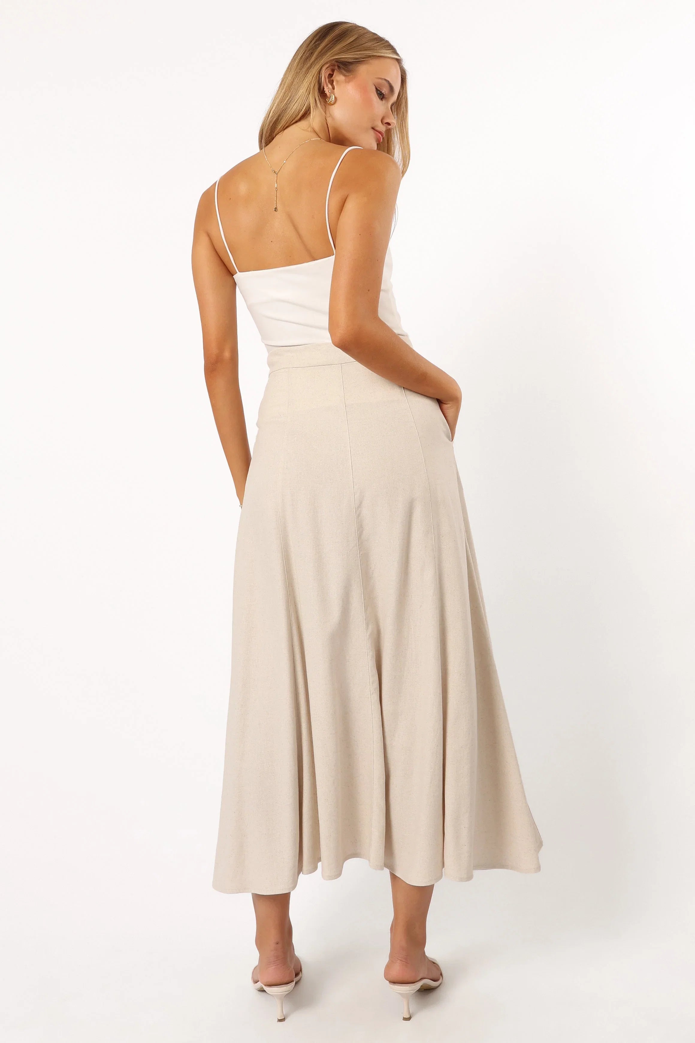 Odetta Maxi Skirt Oatmeal