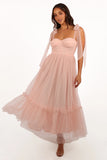 Floret Midi Dress Petal Pink