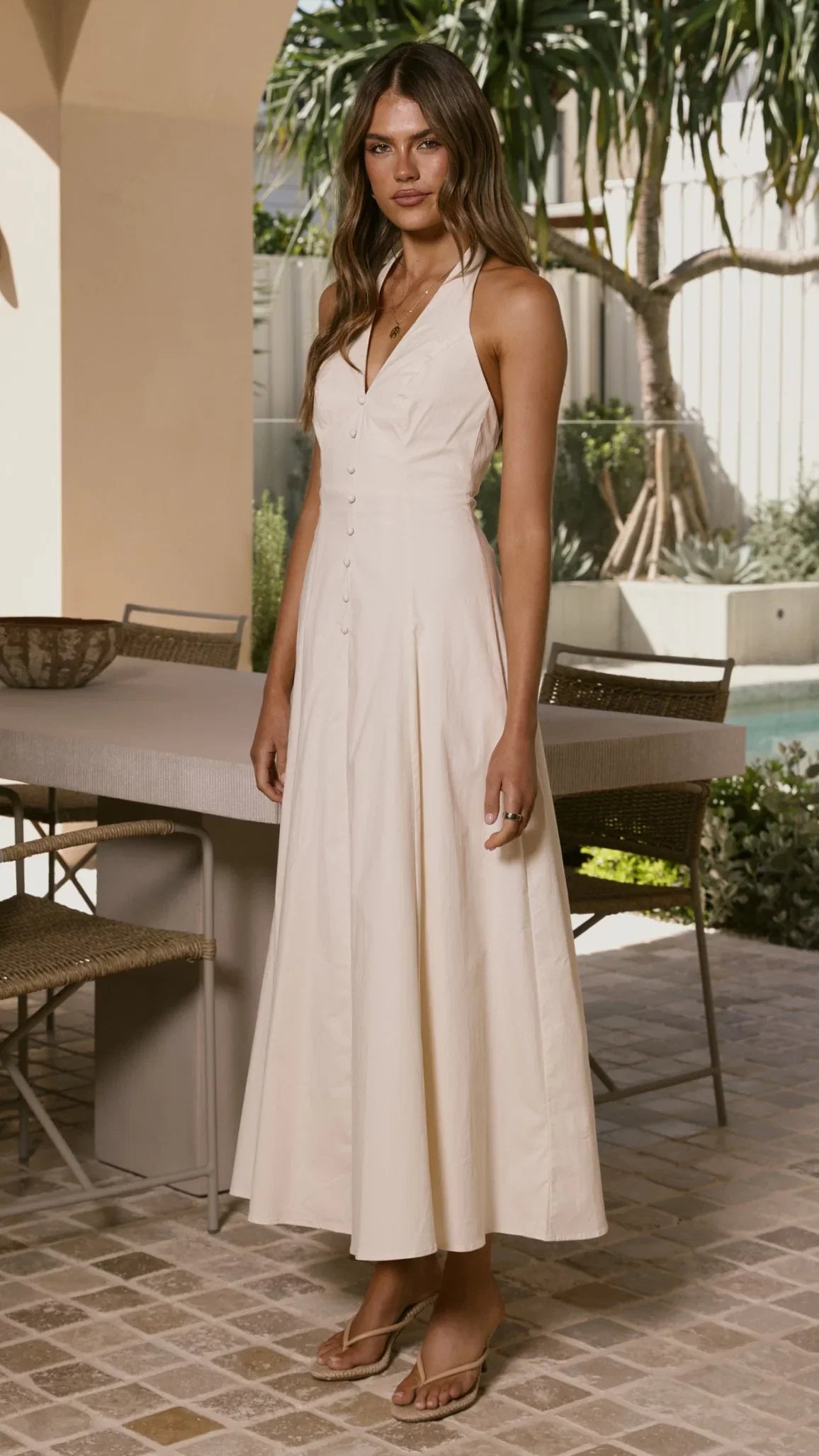 Kaia Maxi Dress Vanilla